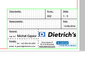 Personalizacja szablonu rysunkowego