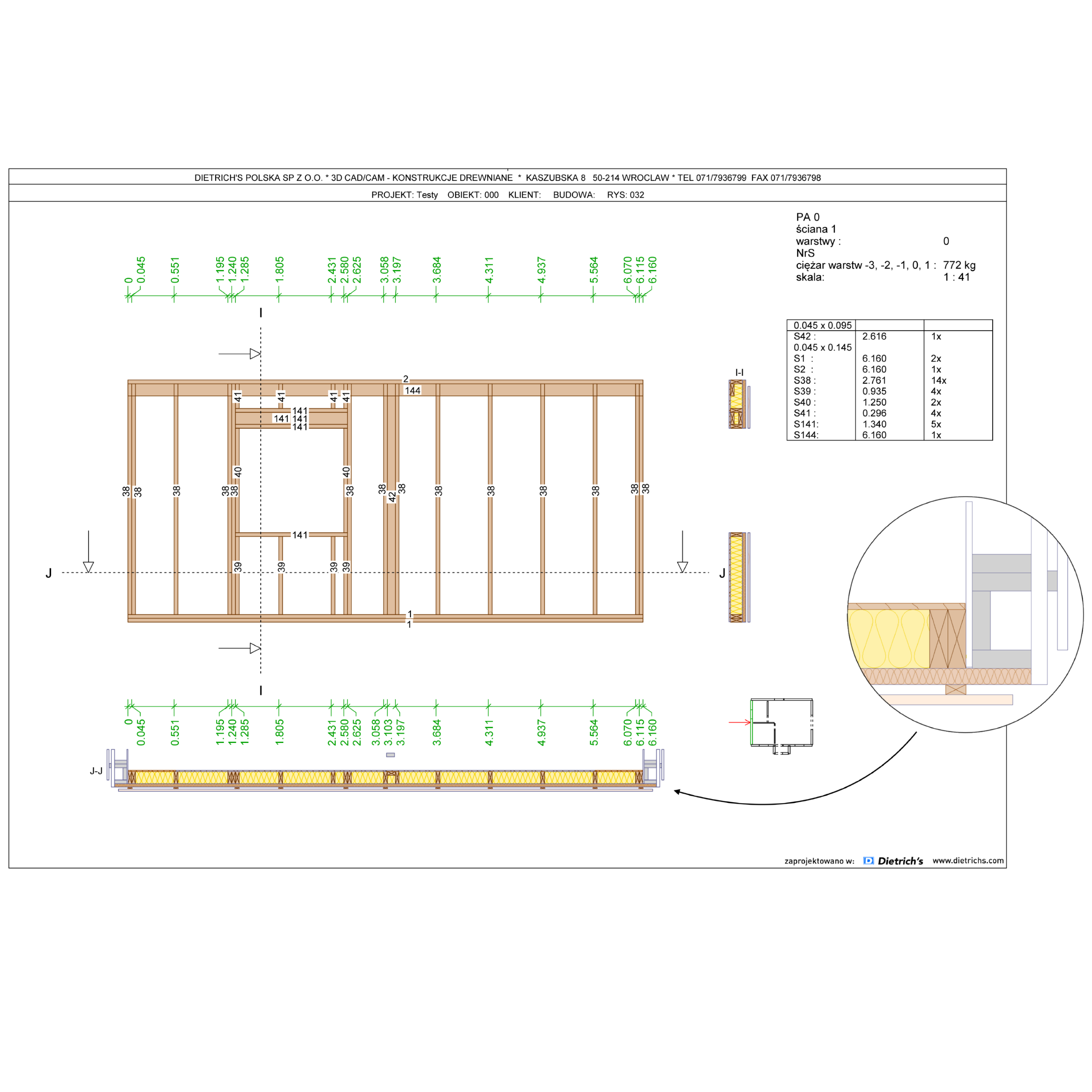 Przejrzyste rysunki ścian