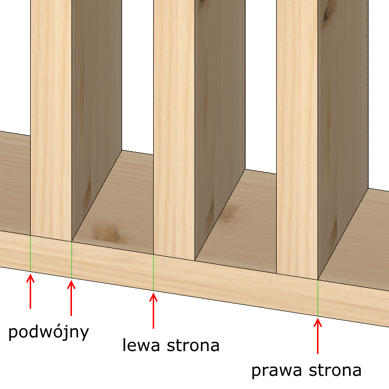 Znakowanie konstrukcji ścian i stropów