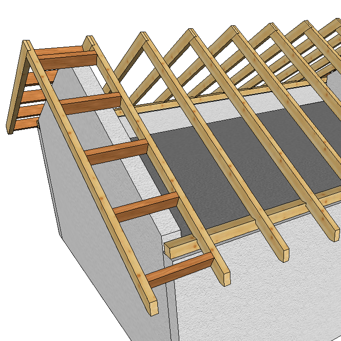 Wysuwnice okapu szczytowego