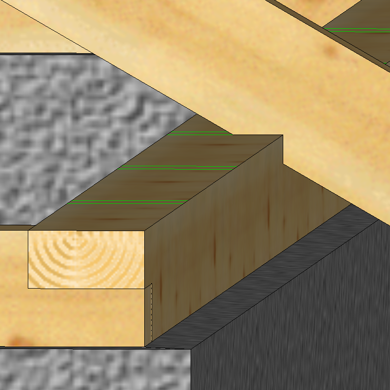 Znakowanie konstrukcji dachu