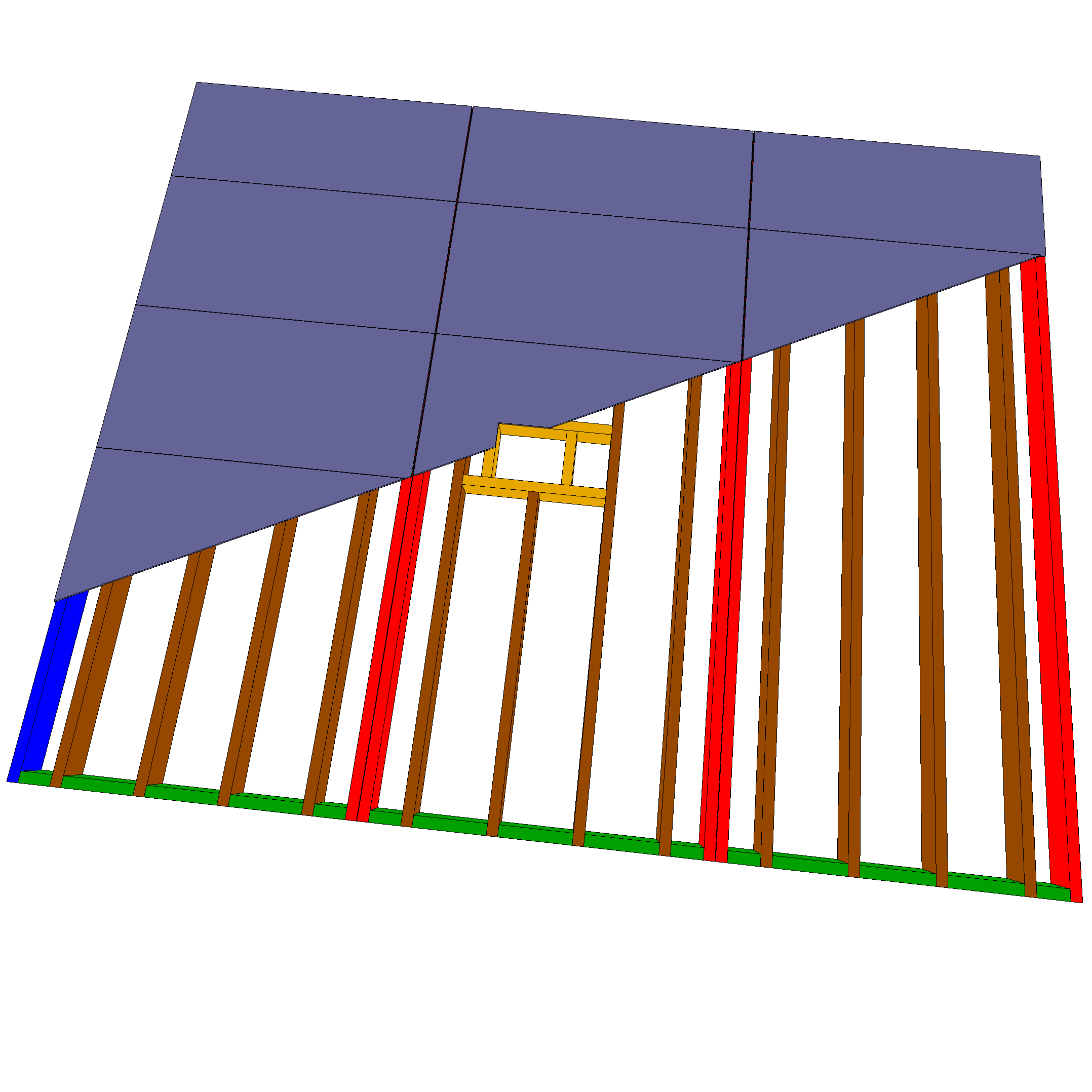 Funkcje belek w prefabrykowanym stropie drewnianym